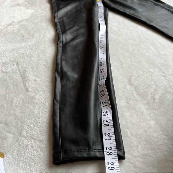 New Reitmans Black Faux Leather Pants - Picture 4 of 12